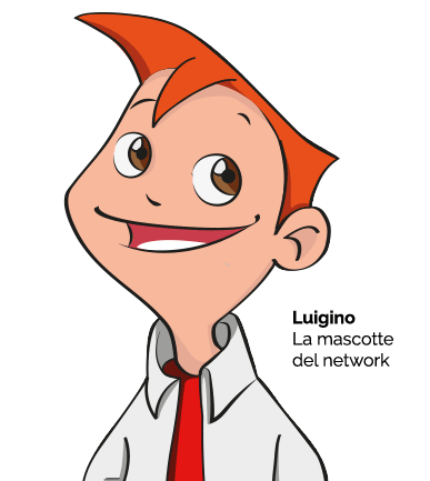 Luigino, la mascotte del network «Il Dentista dei Bambini»